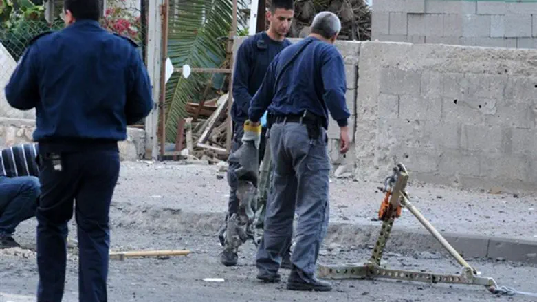 רקטת גראד שהתפוצצה בבאר שבע