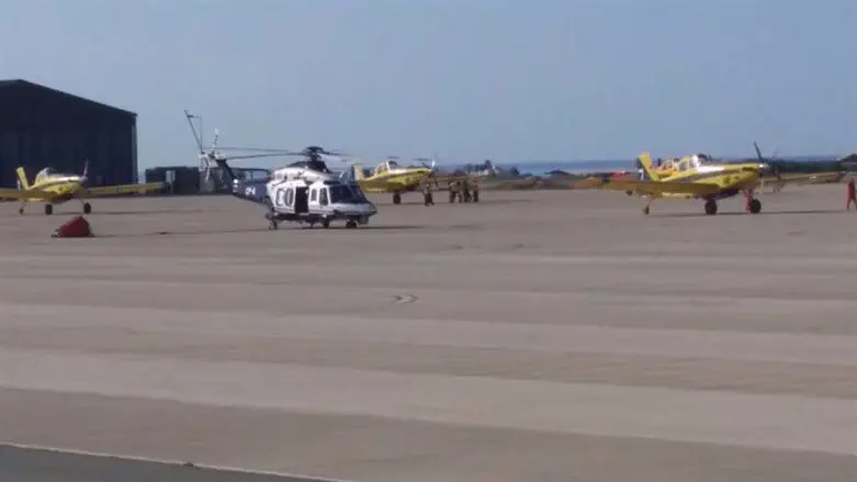 מטוסי הכיבוי הישראלים בקפריסין