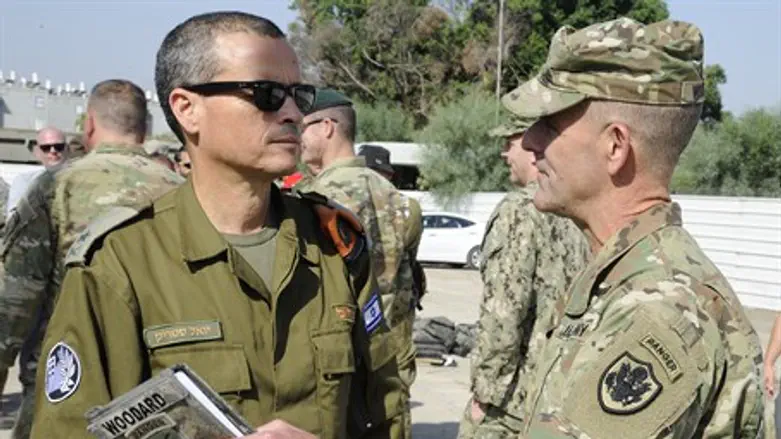 Joint American military-IDF exercise in Lod