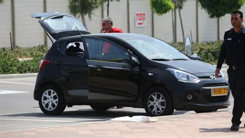 The car in which Weinstein was found