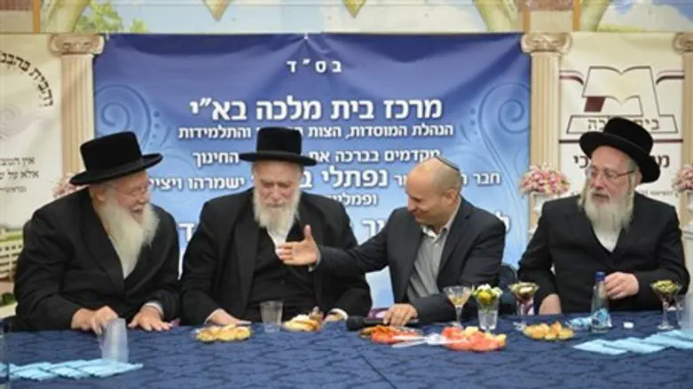 Bennet visits Beis Malka