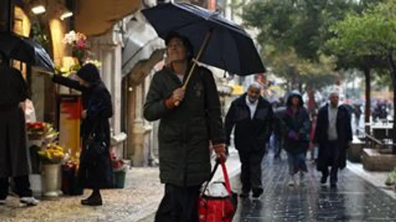 גשם, חורף בירושלים