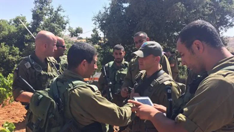 IDF forces in the field