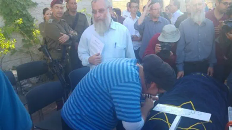 מסע ההלוויה של הלל יפה אריאל הי"ד