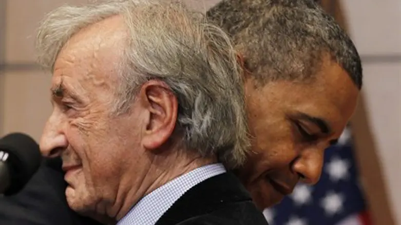 Barack Obama and Elie Wiesel