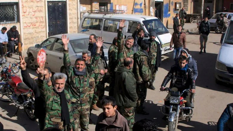 Syrian regime troops