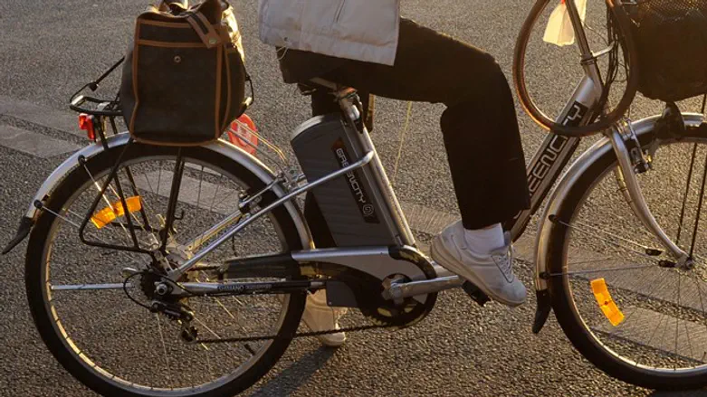 אופניים חשמליים. אילוסטרציה