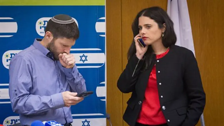 שקד וסמוטריץ'. יוזמי חוק השקיפות