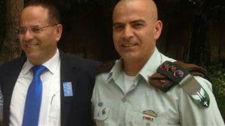 Dr. Badar Tarif with Druze MK Ayoub Kara of Likud