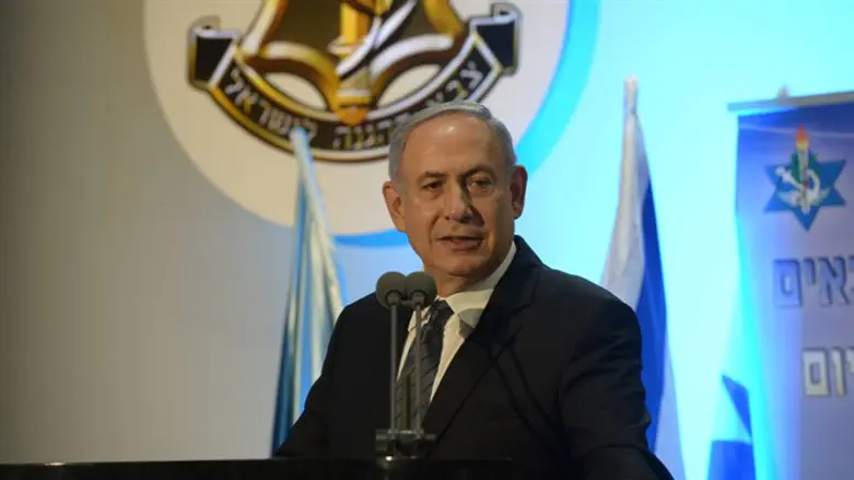 ראש הממשלה בטקס, הערב