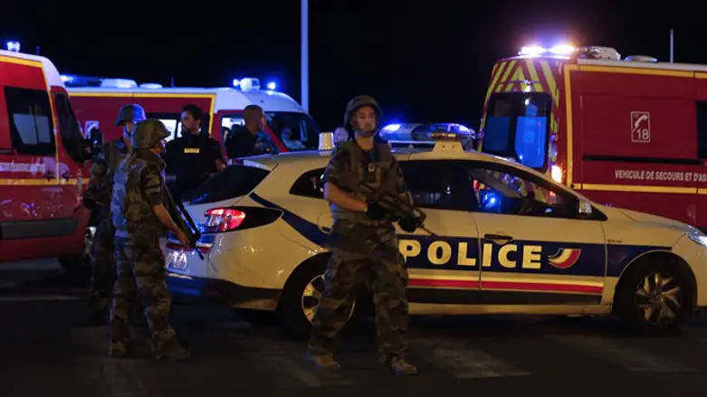 Scene of the attack in Nice