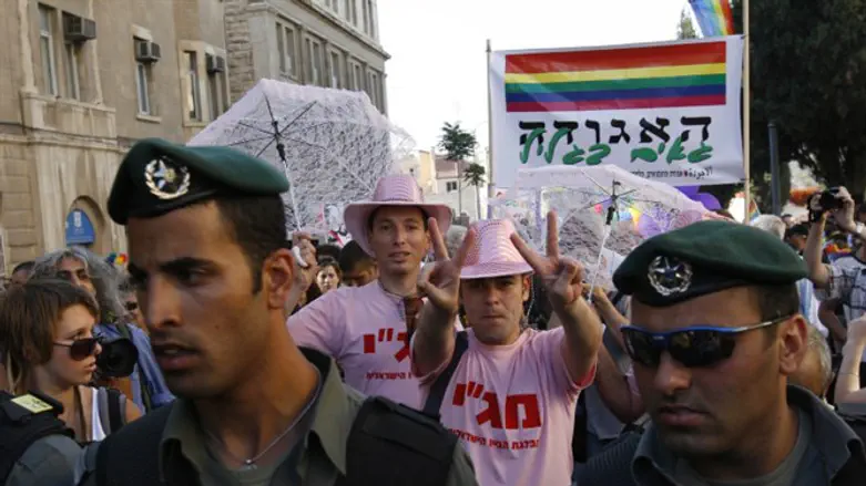 מצעד הגאווה בי-ם והאבטחה. ארכיון