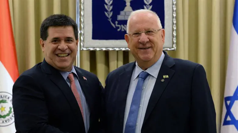 ריבלין ונשיא פרגוואי