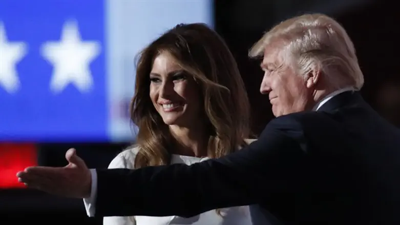 מלניה ודונלד טראמפ