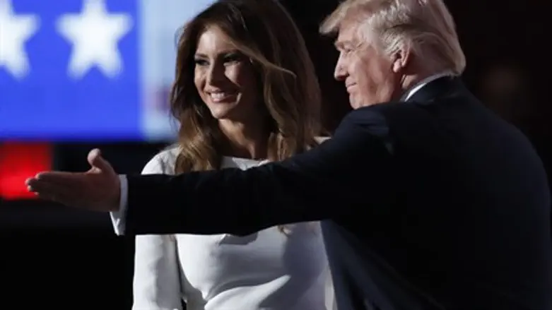 Дональд Трамп и его жена Мелания