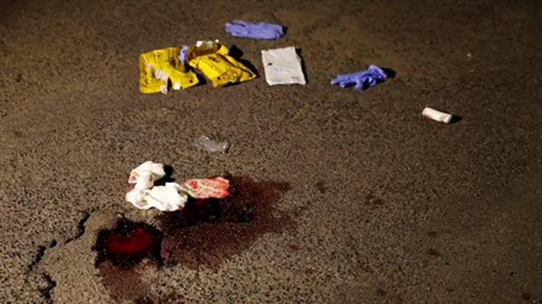 Site of stabbing attack in in Wurzburg, Germany