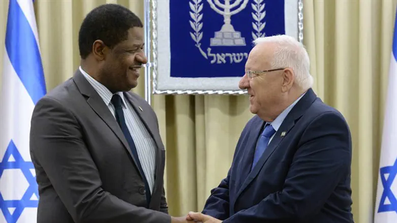 ריבלין ונשיא ECOWAS