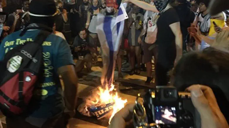 Анти-израильский протест в США. Иллюстрация