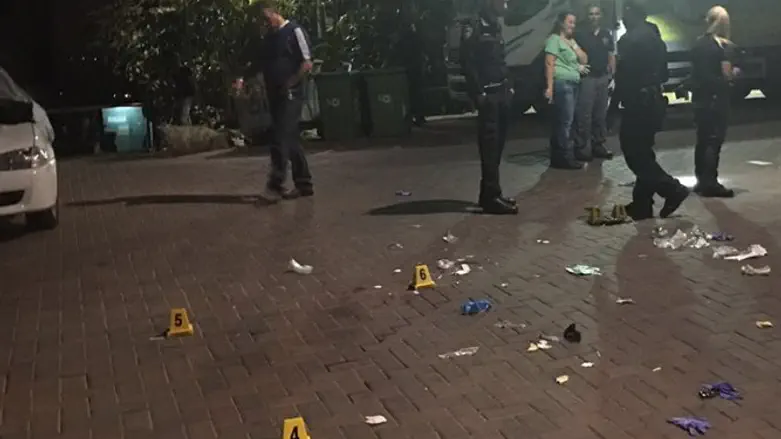 זירת האירוע בדרום תל אביב