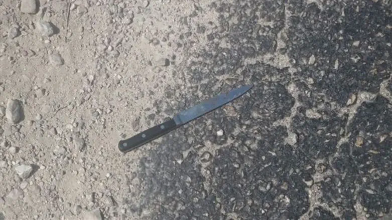 Knife used in attempted terror attack