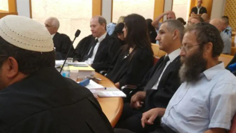 Baruch Marzel at the Supreme Court