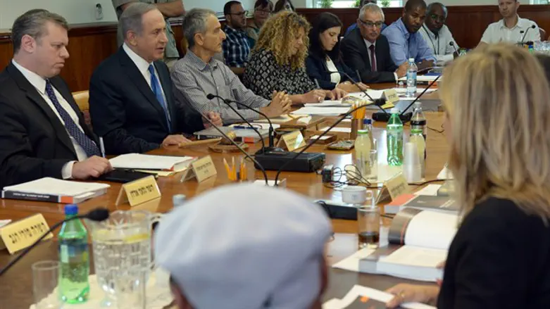 נתניהו בועדת השרים לשילוב יוצאי אתיופיה