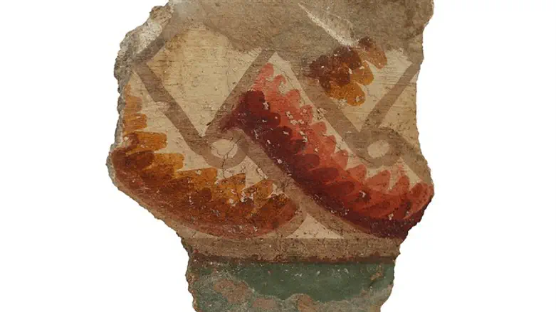 ציור הקיר שנחשף בציפורי