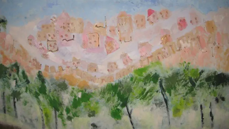 פרשנות ייחודית. ירושלים והחומות, אבנר מושקוביץ - מתוך התערוכה