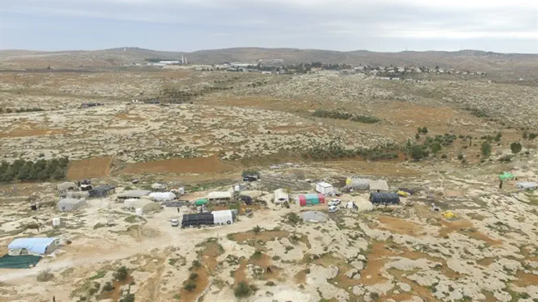 Illegal Arab outpost