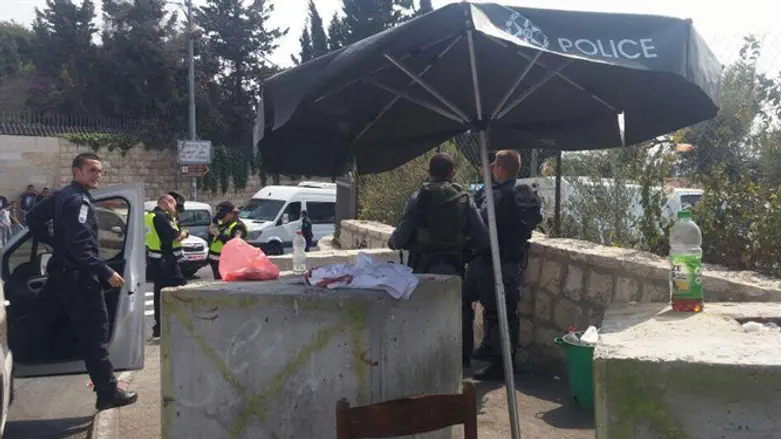 זירת הפיגוע במזרח ירושלים