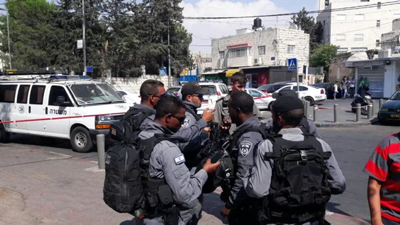 Scene of stabbing on Mount of Olives