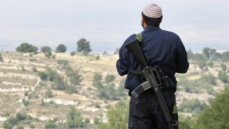 Standing guard in Judea-Samaria