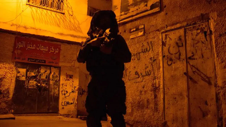 IDF soldier in Jenin