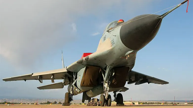 MiG-29 fighter in Dezful, Iran