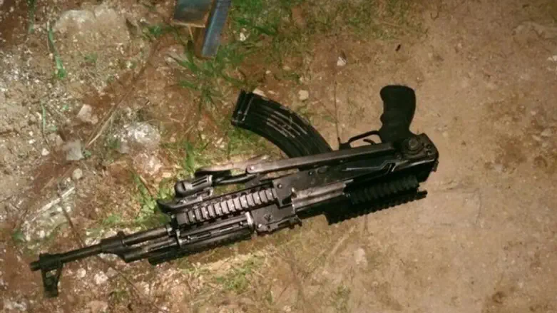 The murderer's gun.