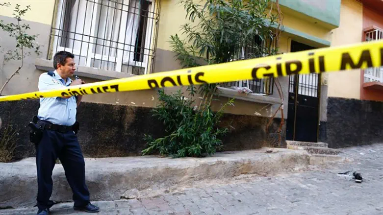 Место теракта в Турции