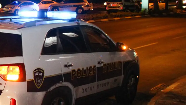 Police patrol car in Tel Aviv (file)
