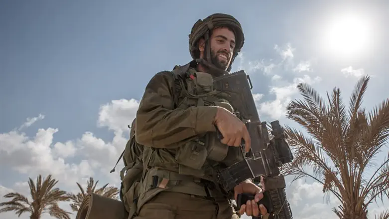 IDF soldier returns from Gaza