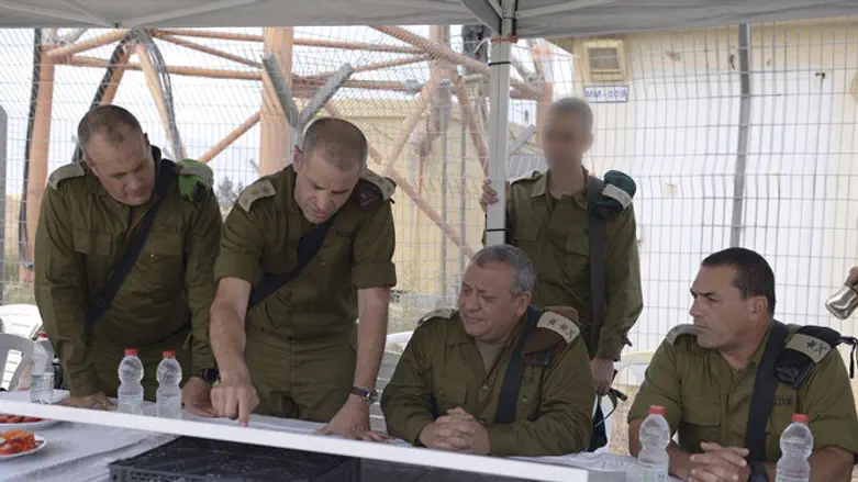 הרמטכ"ל באוגדת עזה