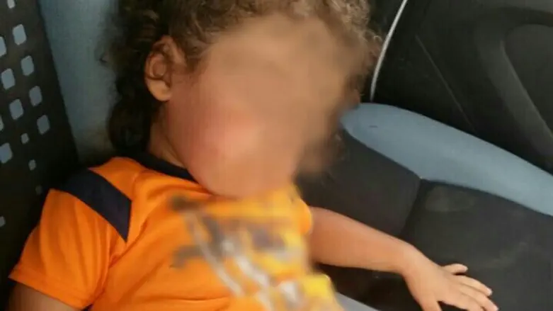 Abandoned toddler in Modiin Illit