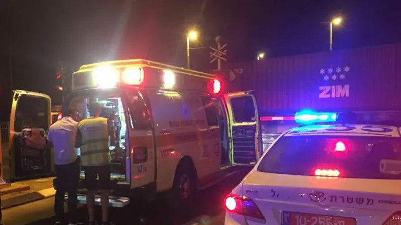 זירת תאונת הרכבת