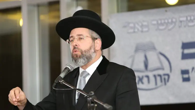 Chief Rabbi Lau at Kenes Re'em