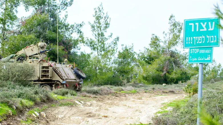 Израильско-сирийская граница. Иллюстрация