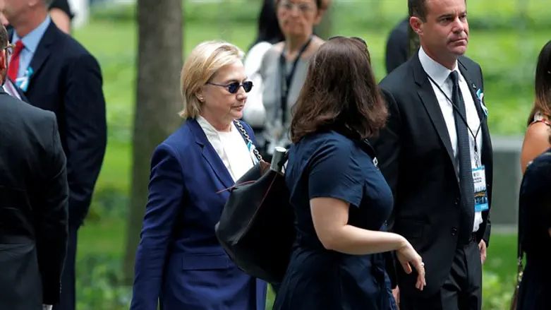 Clinton at 9/11 15th anniversary ceremony