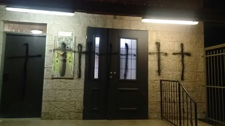 Synagogue vandalized in Jerusalem