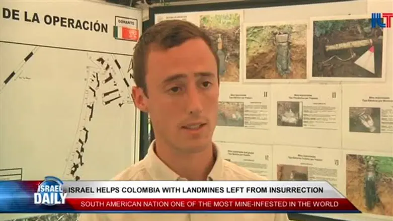 Israel helps Colombia with landmines