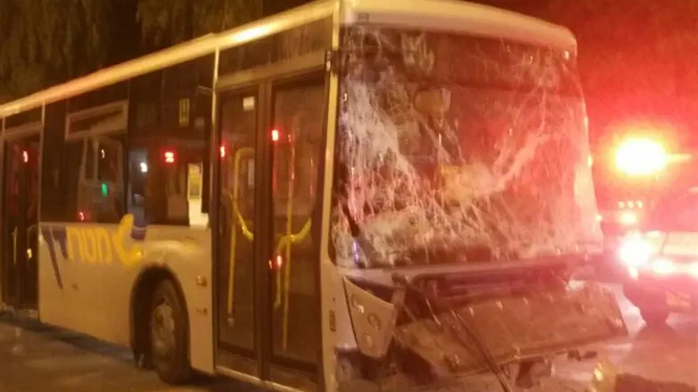 На месте аварии в Бэер-Шеве