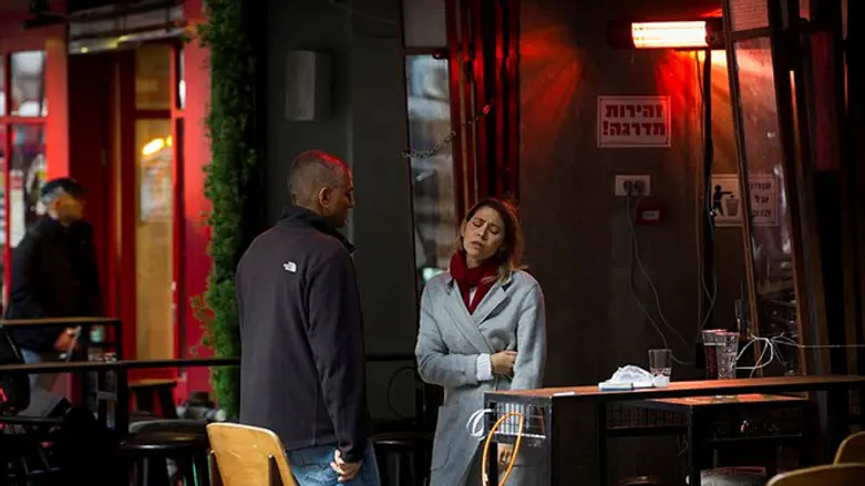 Scene of Dizengoff shooting.