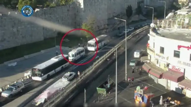 Место теракта у Цветочных ворот