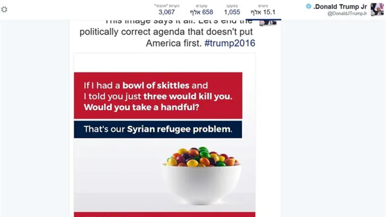 הציוץ מעורר המחלוקת